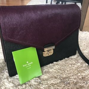 Kate Spade Calf Hair Suede Sayra Crossbody Bag